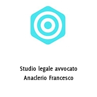 Logo Studio legale avvocato Anaclerio Francesco
