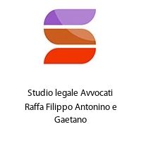 Studio legale Avvocati Raffa Filippo Antonino e Gaetano