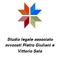 Logo Studio legale associato avvocati Pietro Giuliani e Vittorio Sala