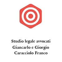 Logo Studio legale avvocati Giancarlo e Giorgio Caracciolo Franco