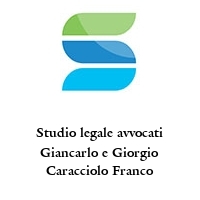 Logo Studio legale avvocati Giancarlo e Giorgio Caracciolo Franco