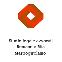 Logo Studio legale avvocati Romano e Rita Mastrogirolamo 