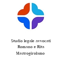 Logo Studio legale avvocati Romano e Rita Mastrogirolamo 