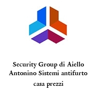 Logo Security Group di Aiello Antonino Sistemi antifurto casa prezzi
