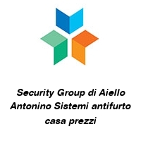 Logo Security Group di Aiello Antonino Sistemi antifurto casa prezzi