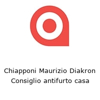 Logo Chiapponi Maurizio Diakron Consiglio antifurto casa