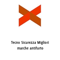 Logo Tecno Sicurezza Migliori marche antifurto