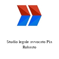 Logo Studio legale avvocato Pia Robasto