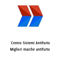 Logo Centro Sistemi Antifurto Migliori marche antifurto 