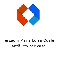 Logo Terzaghi Maria Luisa Quale antifurto per casa