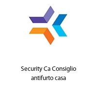 Logo Security Ca Consiglio antifurto casa