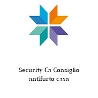 Logo Security Ca Consiglio antifurto casa