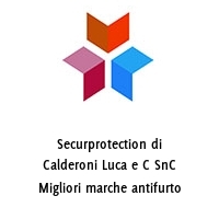 Logo Securprotection di Calderoni Luca e C SnC Migliori marche antifurto