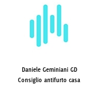 Logo Daniele Geminiani GD Consiglio antifurto casa