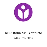 Logo RDR Italia SrL Antifurto casa marche