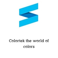 Logo Colortek the world of colors