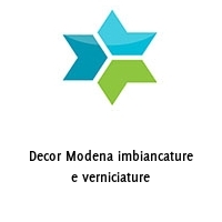 Logo Decor Modena imbiancature e verniciature