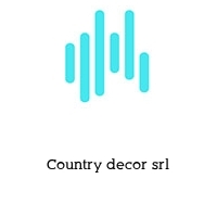 Logo Country decor srl