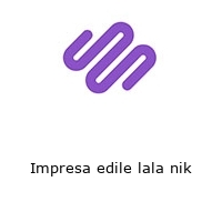 Logo Impresa edile lala nik