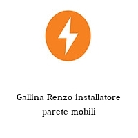 Logo Gallina Renzo installatore parete mobili