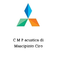 Logo C M P acustica di Mascipinto Ciro