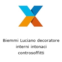 Logo Biemmi Luciano decoratore interni intonaci controsoffitti