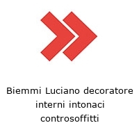 Logo Biemmi Luciano decoratore interni intonaci controsoffitti