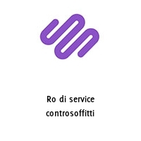 Logo Ro di service controsoffitti