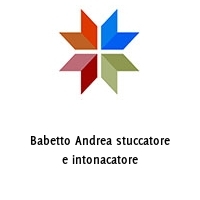 Logo Babetto Andrea stuccatore e intonacatore