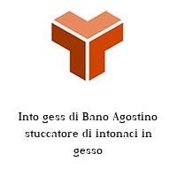 Logo Into gess di Bano Agostino stuccatore di intonaci in gesso