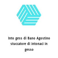 Logo Into gess di Bano Agostino stuccatore di intonaci in gesso