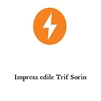 Logo Impresa edile Trif Sorin