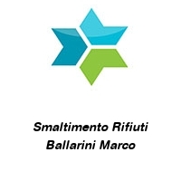 Logo Smaltimento Rifiuti Ballarini Marco