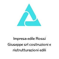 Logo Impresa edile Rossi Giuseppe srl costruzioni e ristrutturazioni edili