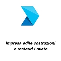 Logo Impresa edile costruzioni e restauri Lovato