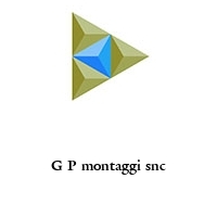 Logo G P montaggi snc