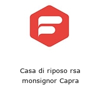 Logo Casa di riposo rsa monsignor Capra