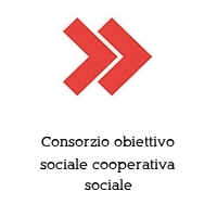 Consorzio obiettivo sociale cooperativa sociale