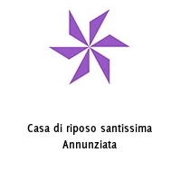 Logo Casa di riposo santissima Annunziata