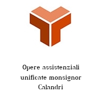 Logo Opere assistenziali unificate monsignor Calandri