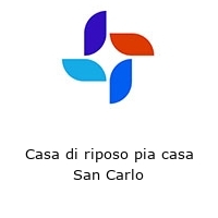 Logo Casa di riposo pia casa San Carlo