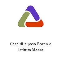 Logo Casa di riposo Borea e istituto Massa