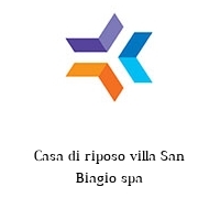 Logo Casa di riposo villa San Biagio spa