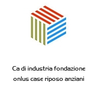 Logo Ca di industria fondazione onlus case riposo anziani