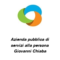 Logo Azienda pubblica di servizi alla persona Giovanni Chiaba