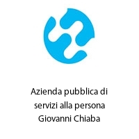 Logo Azienda pubblica di servizi alla persona Giovanni Chiaba