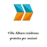 Logo Villa Albaro residenza protetta per anziani