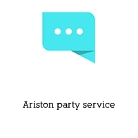 Logo Ariston party service