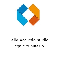 Logo Gallo Accursio studio legale tributario