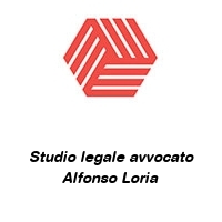 Logo Studio legale avvocato Alfonso Loria